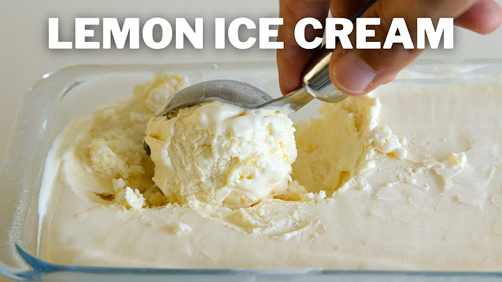 Συνταγή για παγωτό με λεμόνι