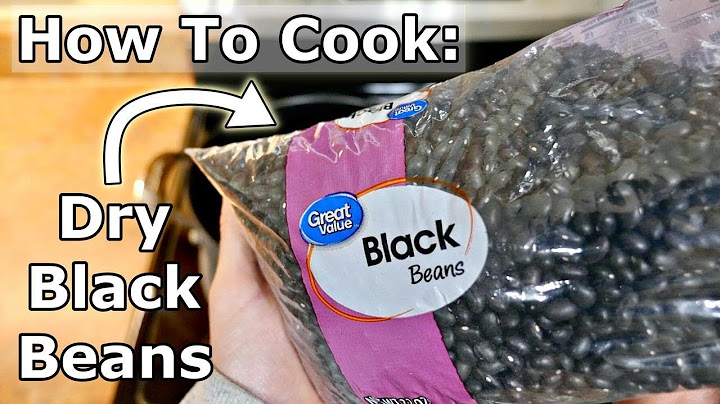 Συνταγή πιάτου με μαύρα φασόλια