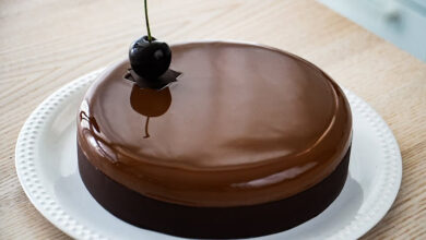 Συνταγή γαλλικού κέικ κερασιών και σοκολάτας